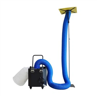 Čvrst KT-916 industrijski ventilacijski sustav, koji se može pohvaliti nevjerojatnim kapacitetom snage od 2200 W, učinkovito prozračuje proširene zone